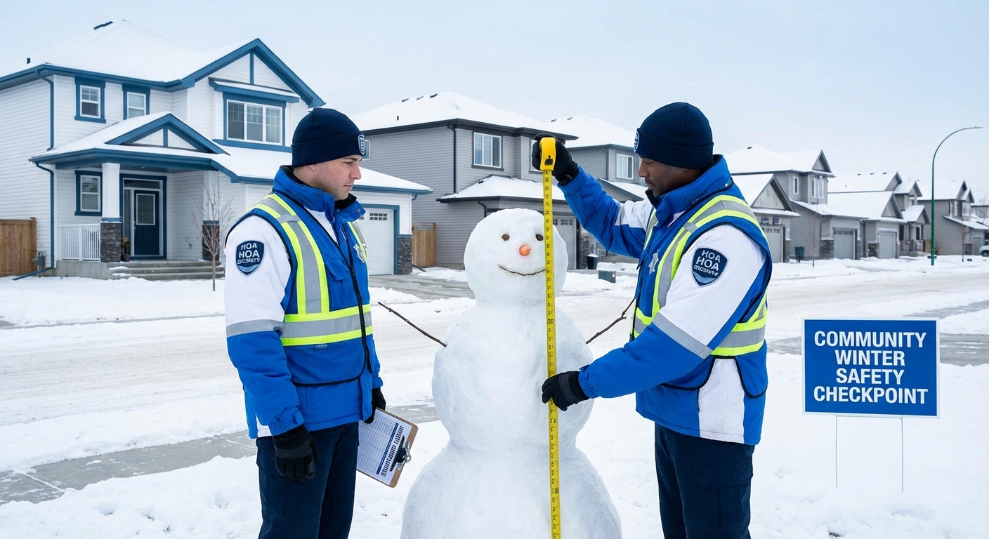 WINTER PROTOCOL: Snowman Construction Guidelines – Frosty Compliance Standards