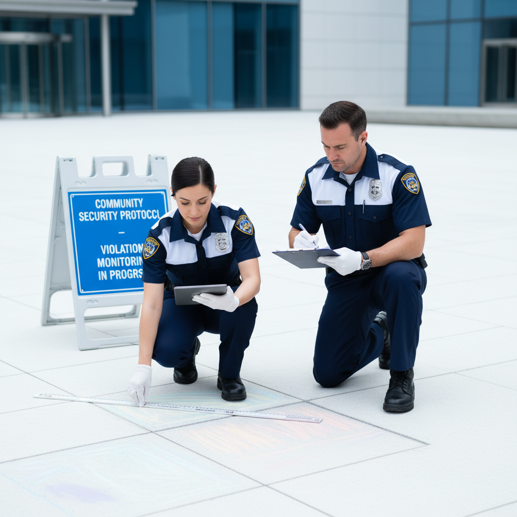 CRITICAL VIOLATION: Sidewalk Chalk Exceeding 12 Square Feet – Immediate Action Required